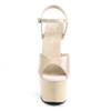 Pleaser - ADORE709 Sandale à bride à la cheville, Pole dance chaussures - Chaussures de pole dance - Crème Product image
